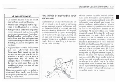 2005-2010 Chevrolet Matiz Owner's Manual | Dutch