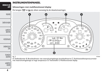 2012-2013 Fiat Qubo Gebruikershandleiding | Nederlands