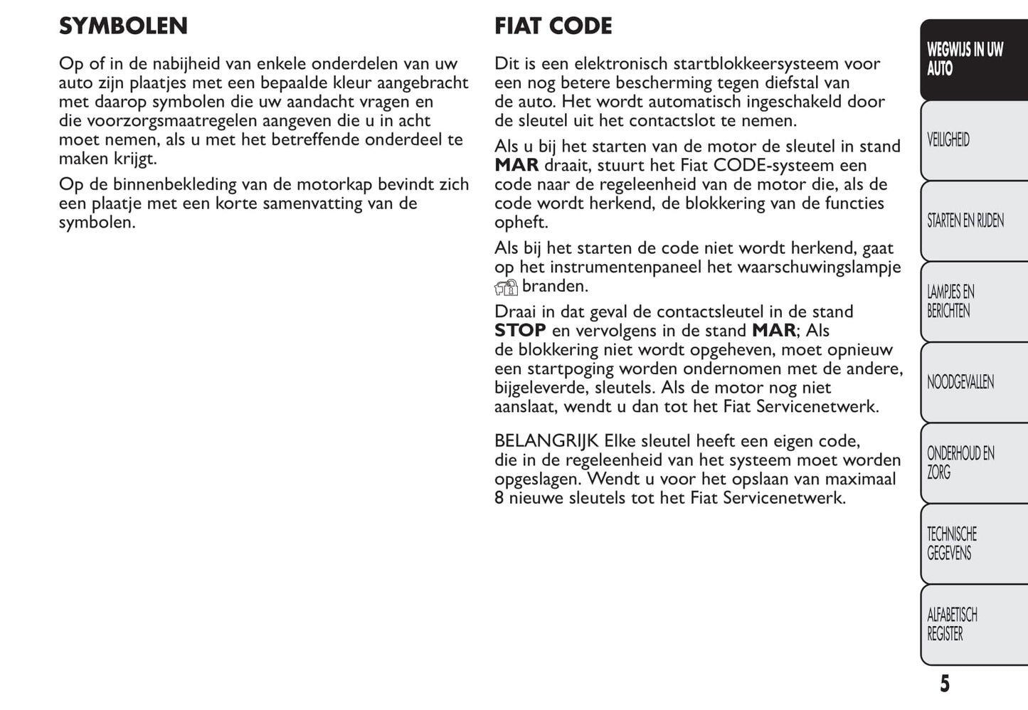 2012-2013 Fiat Qubo Gebruikershandleiding | Nederlands