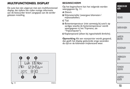 2012-2013 Fiat Qubo Gebruikershandleiding | Nederlands