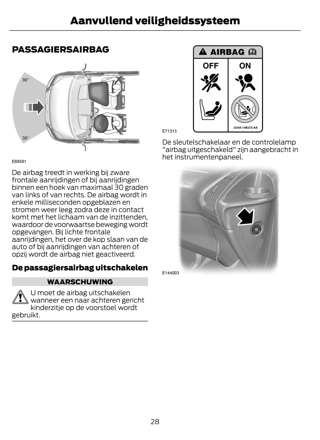 2014-2015 Ford Transit Owner's Manual | Dutch