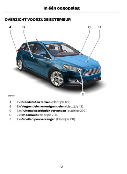 2015 Ford Focus Manuel du propriétaire | Néerlandais