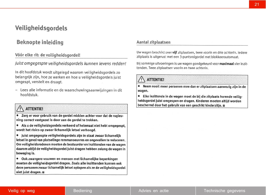 2009-2010 Seat Ibiza ST Owner's Manual | Dutch