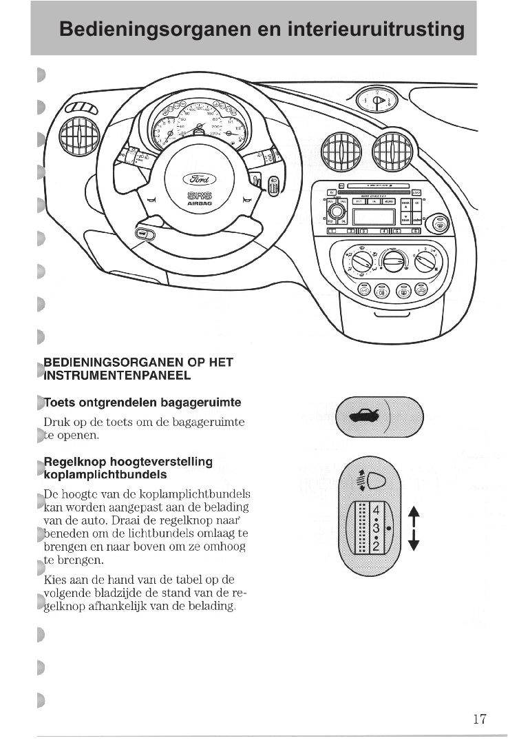 1997-2008 Ford Ka Manuel du propriétaire | Néerlandais