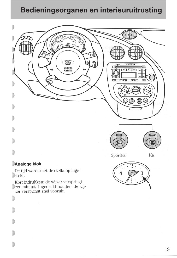 1997-2008 Ford Ka Manuel du propriétaire | Néerlandais