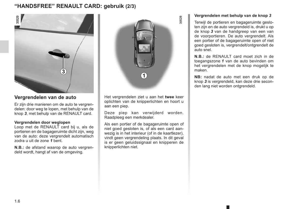 2015-2016 Renault Clio Owner's Manual | Dutch