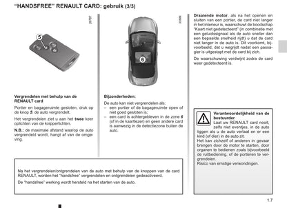 2015-2016 Renault Clio Owner's Manual | Dutch