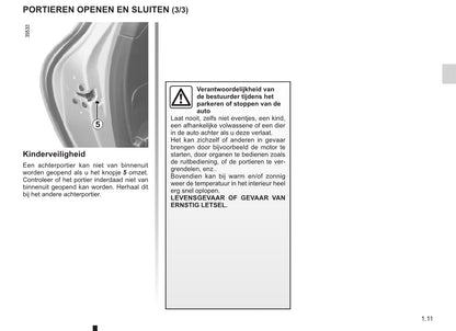 2015-2016 Renault Clio Owner's Manual | Dutch