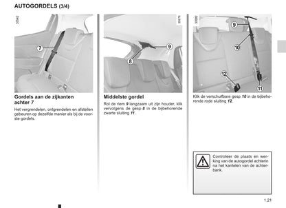 2015-2016 Renault Clio Owner's Manual | Dutch