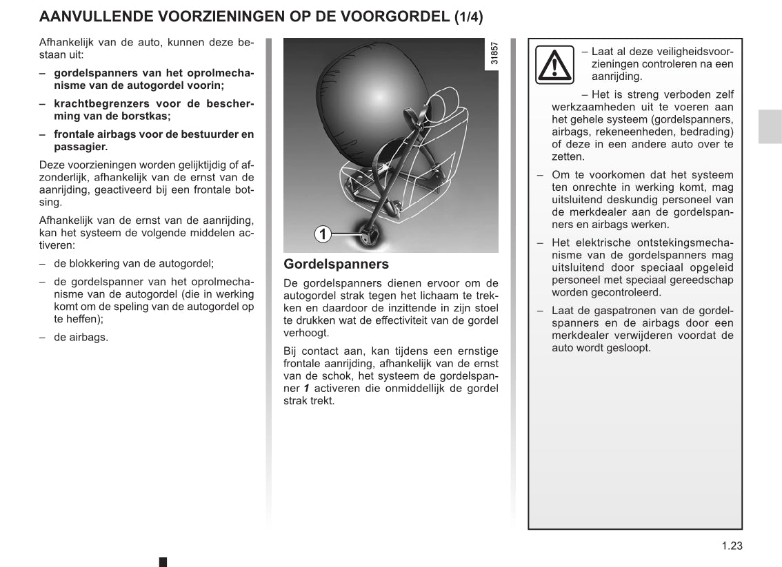 2015-2016 Renault Clio Owner's Manual | Dutch