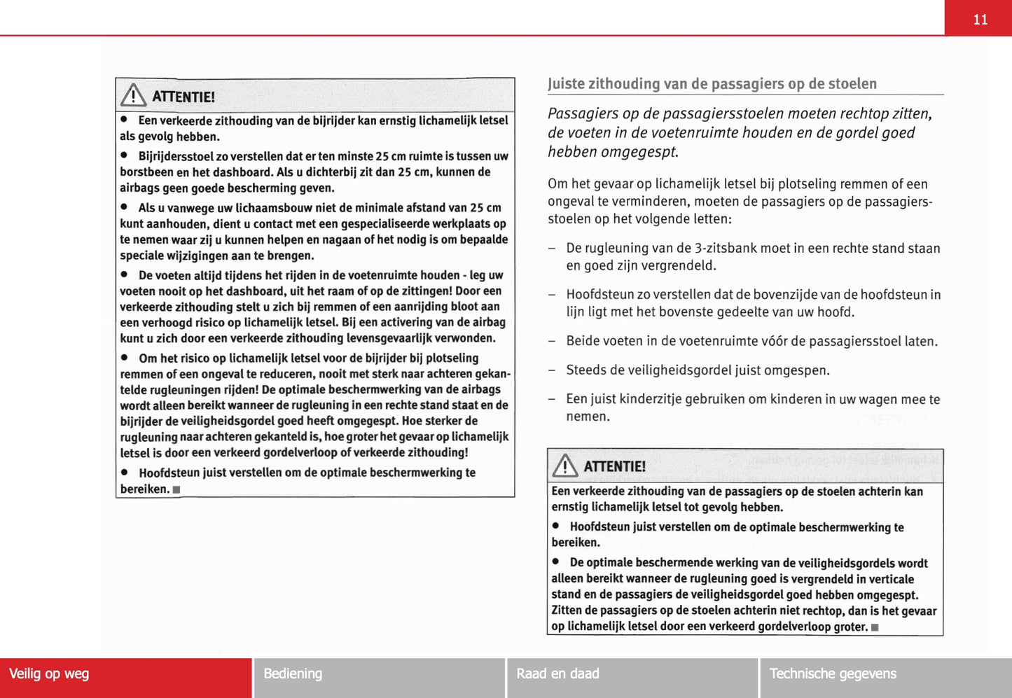 2005-2006 Seat Alhambra Owner's Manual | Dutch