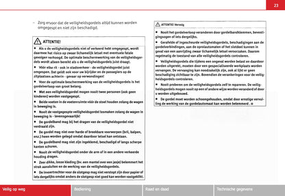 2005-2006 Seat Alhambra Owner's Manual | Dutch