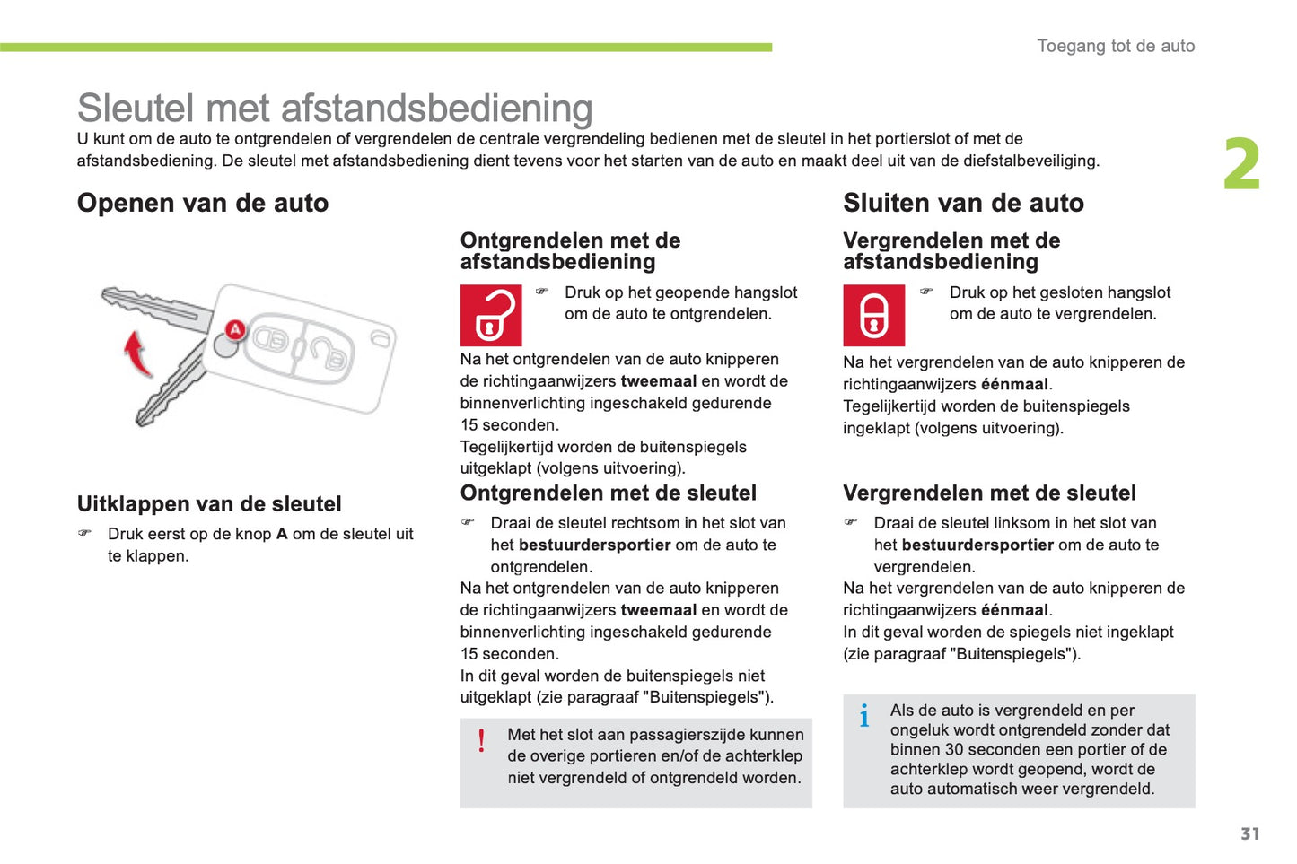 2010-2014 Citroën C-Zero Manuel du propriétaire | Néerlandais