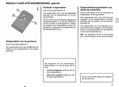 2012 Renault Clio Owner's Manual | Dutch