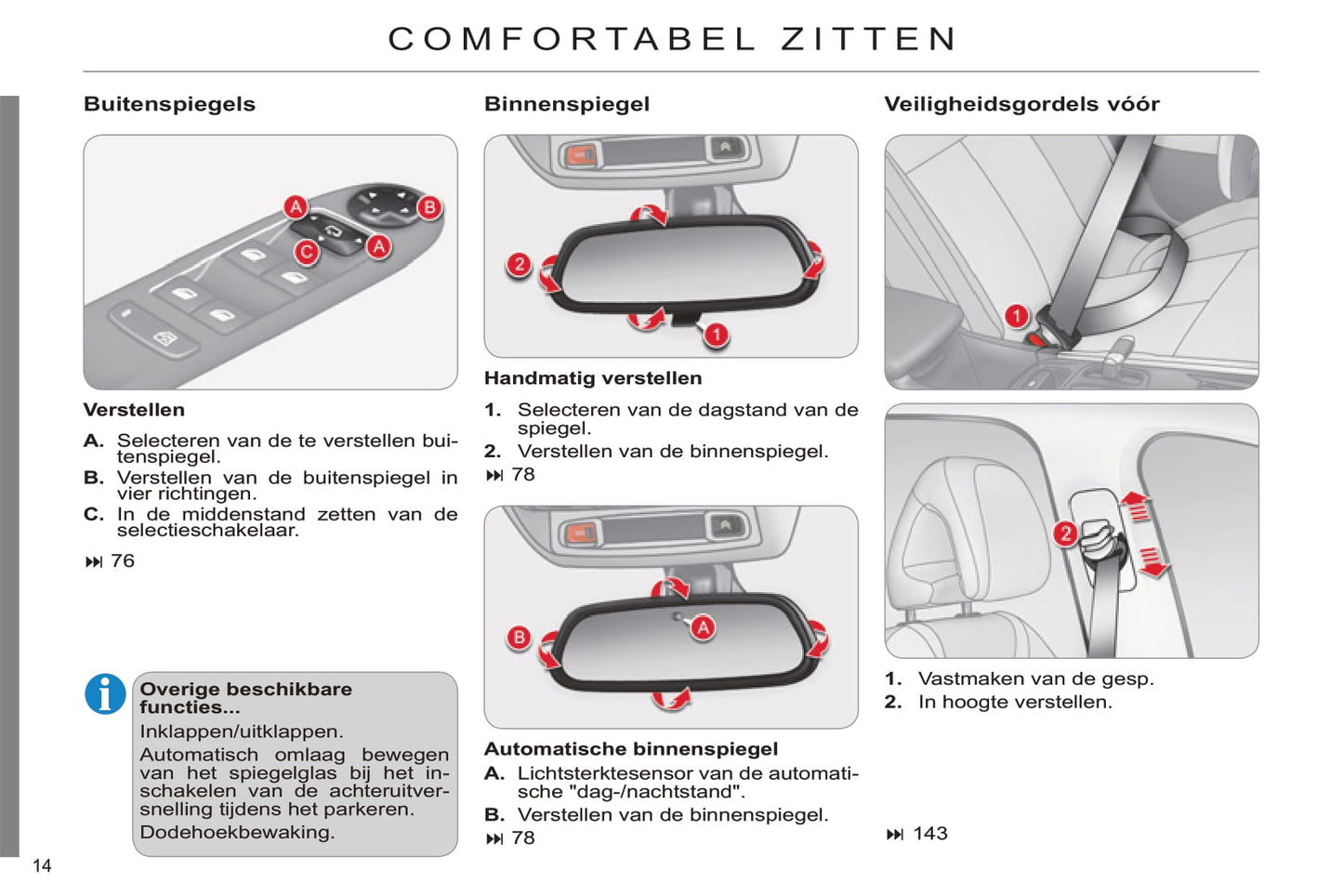 2013-2014 Citroën C4 Bedienungsanleitung | Niederländisch