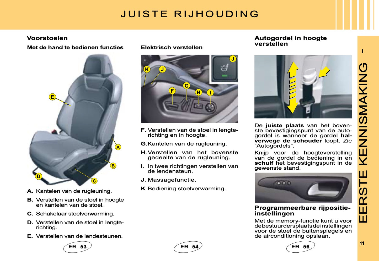 2008 Citroën C5 Owner's Manual | Dutch