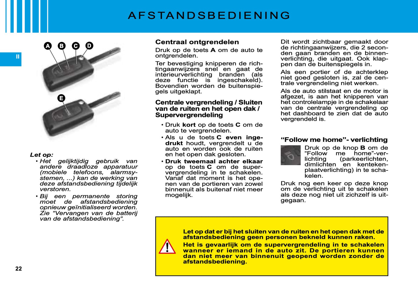 2008 Citroën C5 Owner's Manual | Dutch