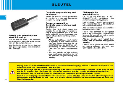 2008 Citroën C5 Owner's Manual | Dutch