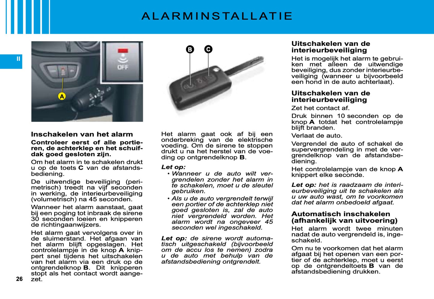 2008 Citroën C5 Owner's Manual | Dutch