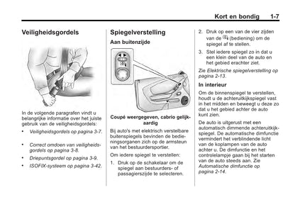 2013-2014 Chevrolet Camaro Owner's Manual | Dutch