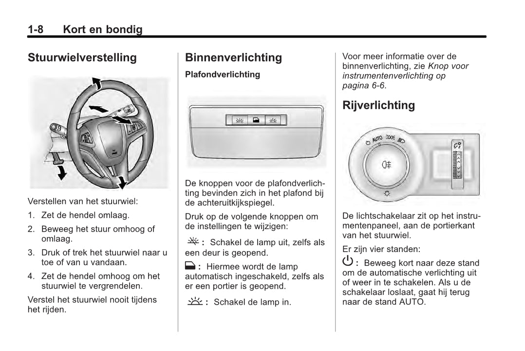 2013-2014 Chevrolet Camaro Owner's Manual | Dutch