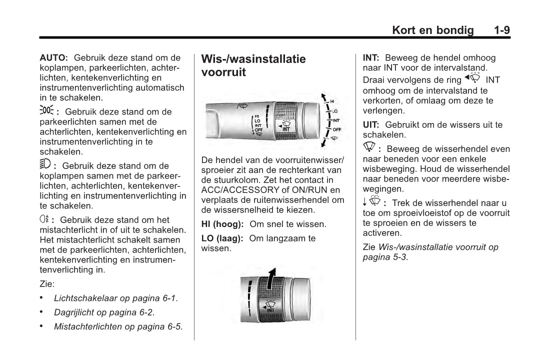 2013-2014 Chevrolet Camaro Owner's Manual | Dutch