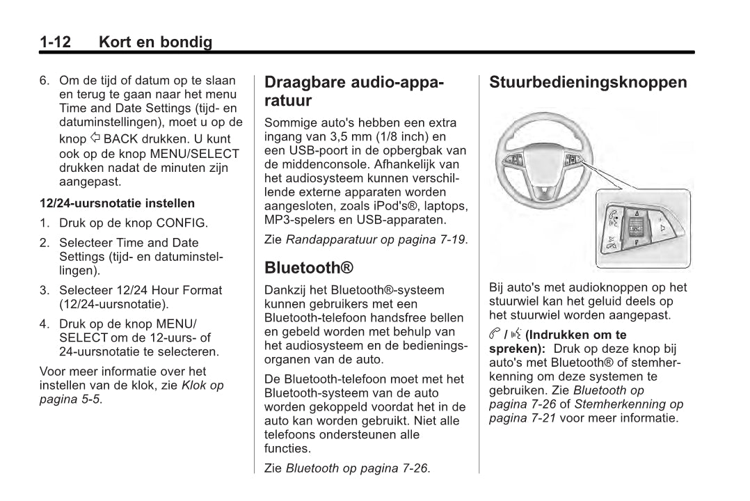 2013-2014 Chevrolet Camaro Owner's Manual | Dutch