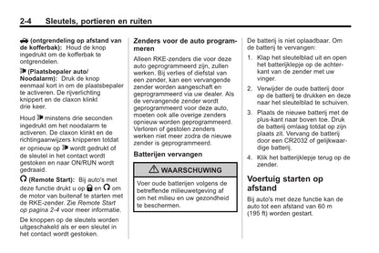 2013-2014 Chevrolet Camaro Owner's Manual | Dutch