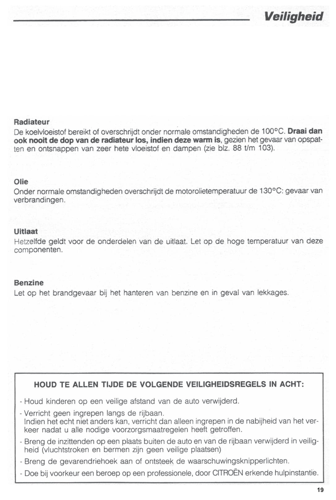 1994-1996 Citroën ZX Gebruikershandleiding | Nederlands