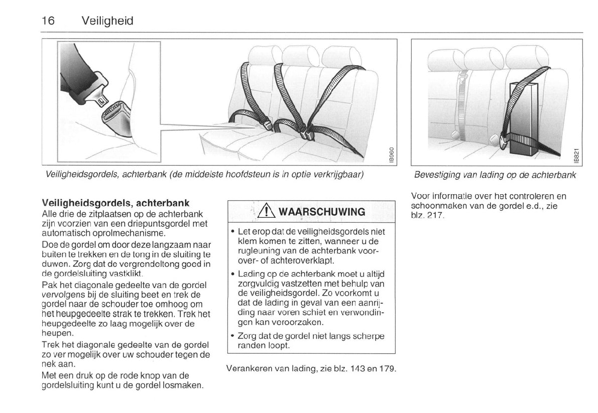 1998-2002 Saab 9-3 Owner's Manual | Dutch