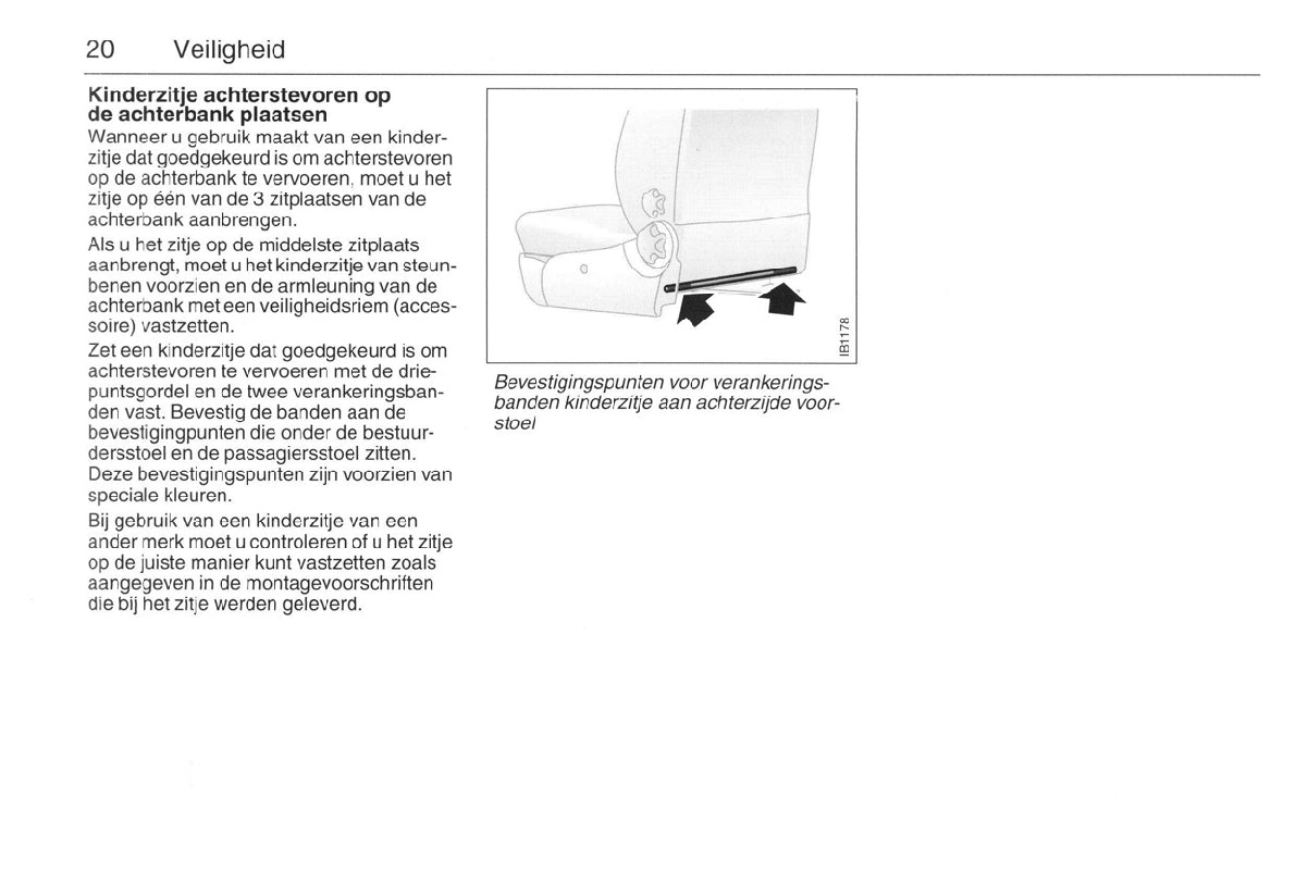 1998-2002 Saab 9-3 Owner's Manual | Dutch