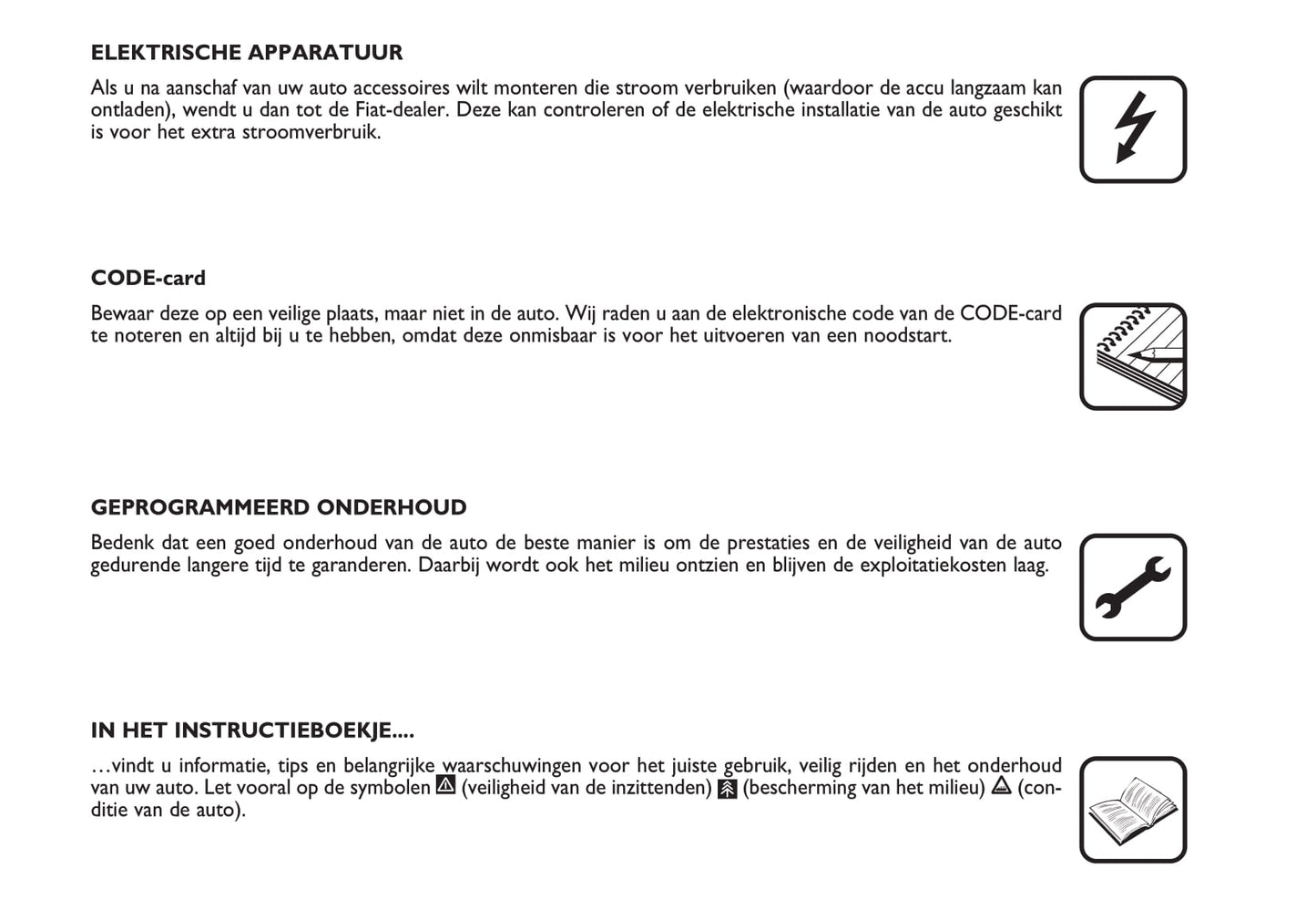 2012-2013 Fiat Panda Owner's Manual | Dutch