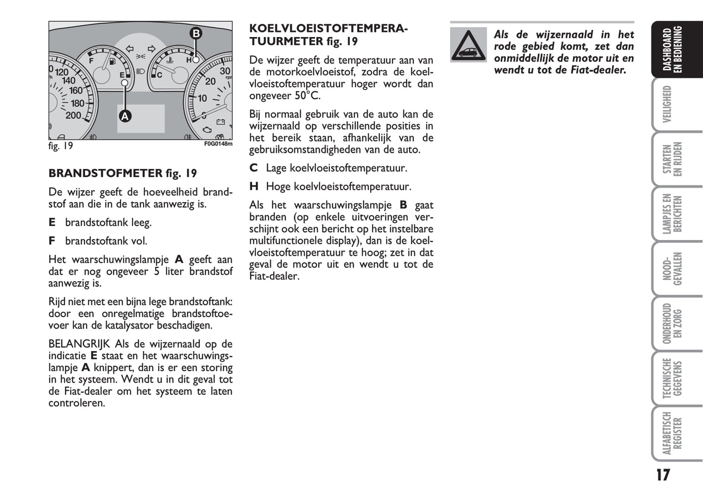 2012-2013 Fiat Panda Owner's Manual | Dutch