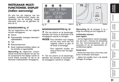 2012-2013 Fiat Panda Owner's Manual | Dutch