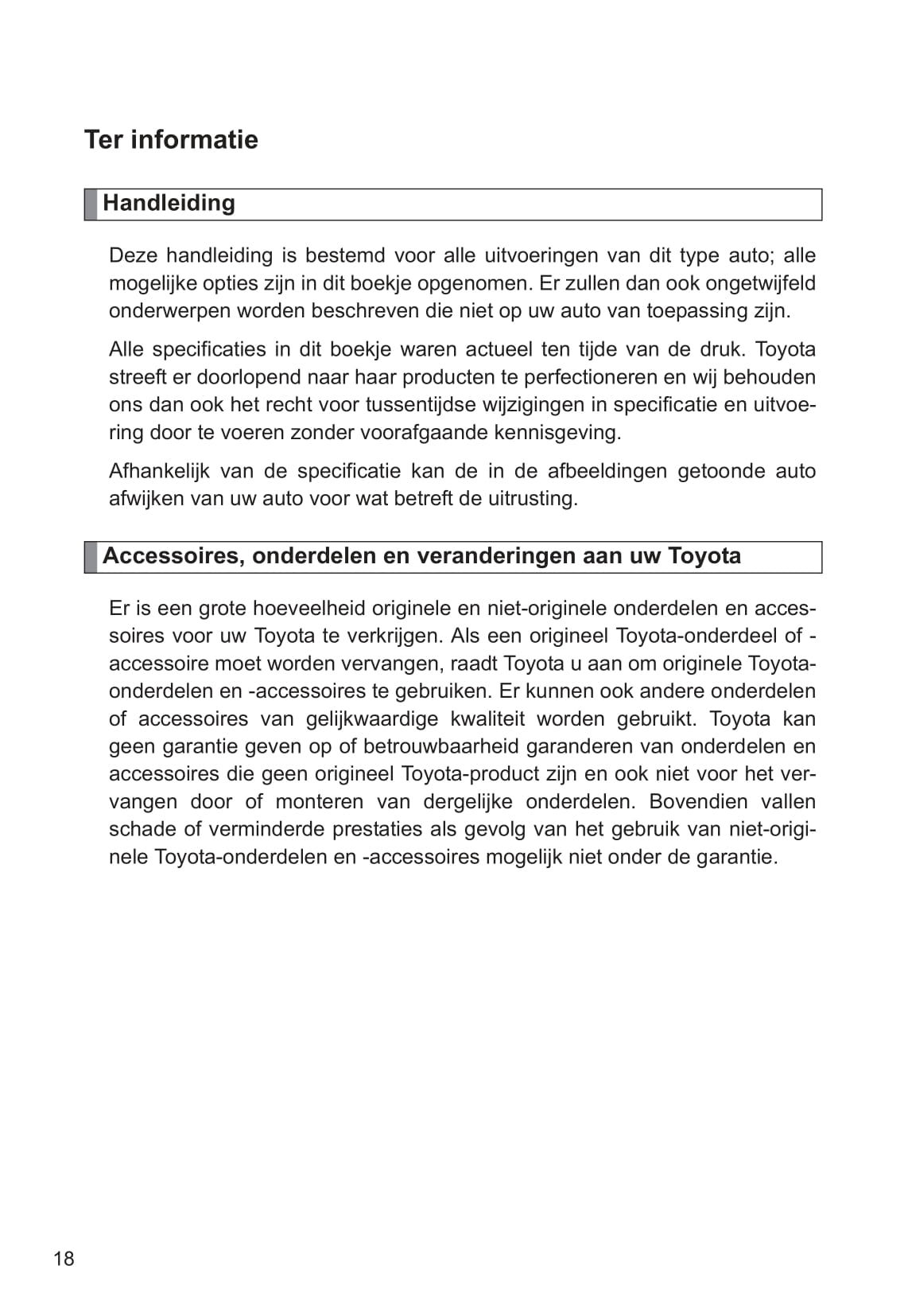 2011-2012 Toyota Verso-S Owner's Manual | Dutch