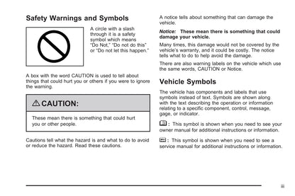 2005-2009 Saab 9-7X Owner's Manual | English