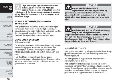 2014-2015 Fiat Fiorino Bedienungsanleitung | Niederländisch