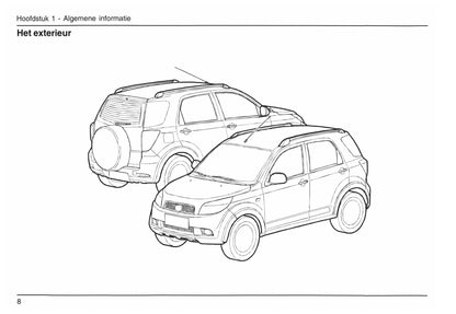 2006-2015 Daihatsu Terios Gebruikershandleiding | Nederlands