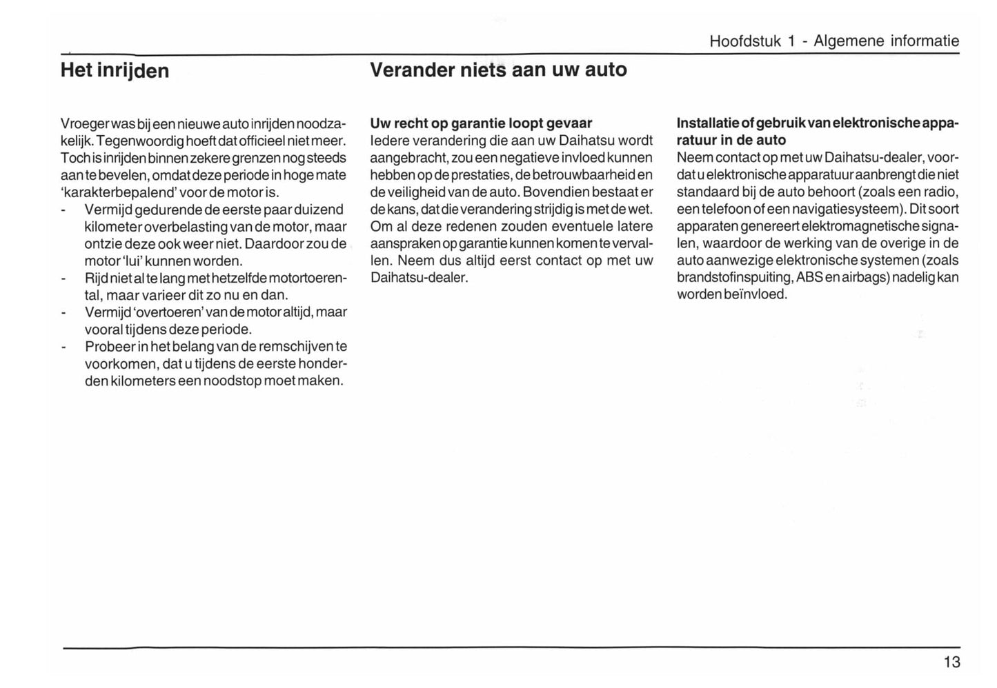 2006-2015 Daihatsu Terios Gebruikershandleiding | Nederlands