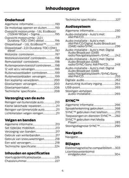 2012-2015 Ford Kuga Manuel du propriétaire | Néerlandais