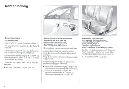 2000-2003 Opel Corsa Gebruikershandleiding | Nederlands