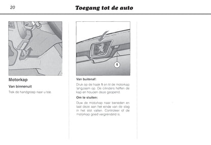 1996-2000 Peugeot 106 Gebruikershandleiding | Nederlands