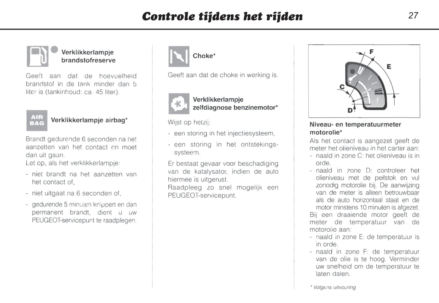 1996-2000 Peugeot 106 Gebruikershandleiding | Nederlands