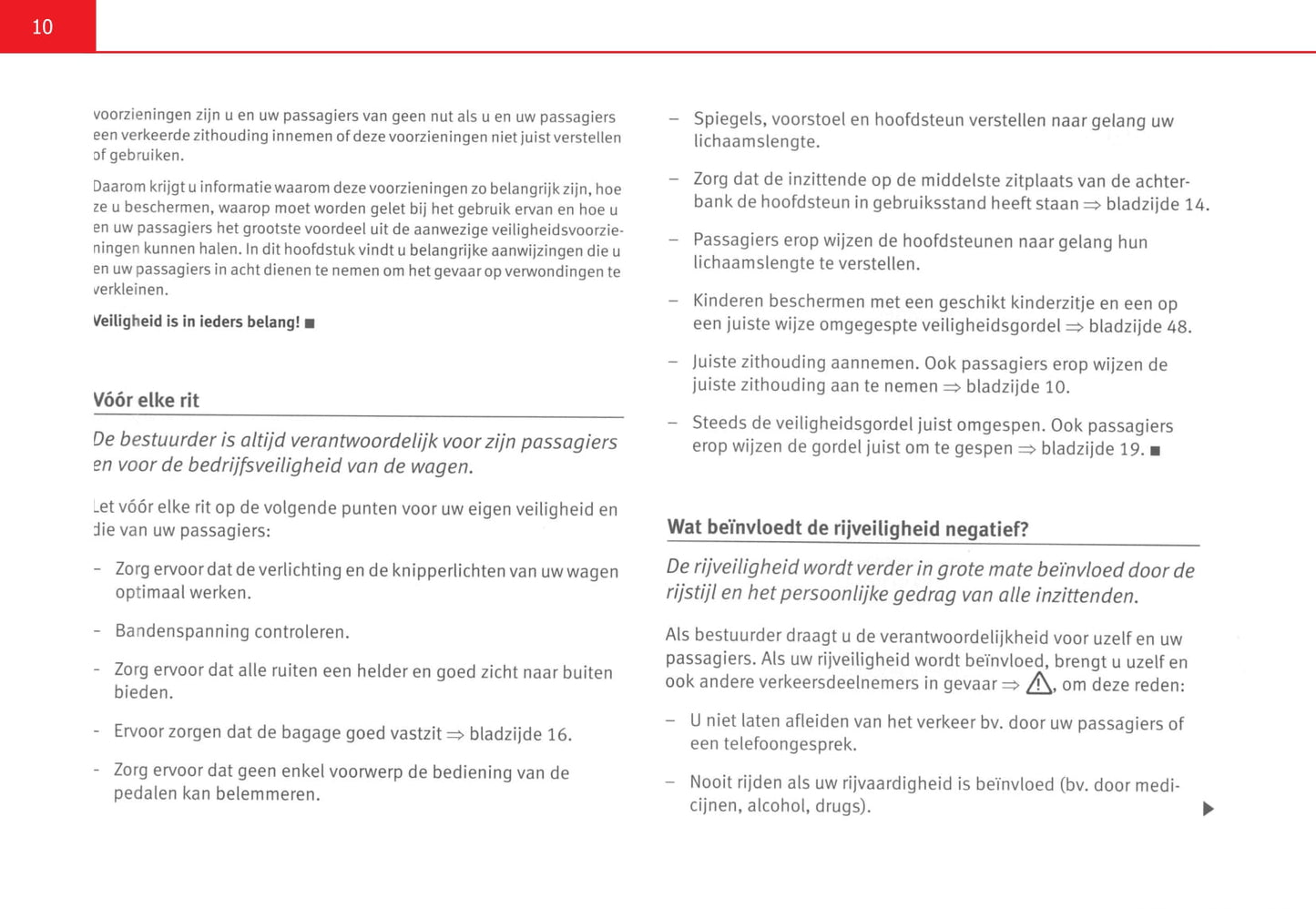 2007-2008 Seat Cordoba Owner's Manual | Dutch