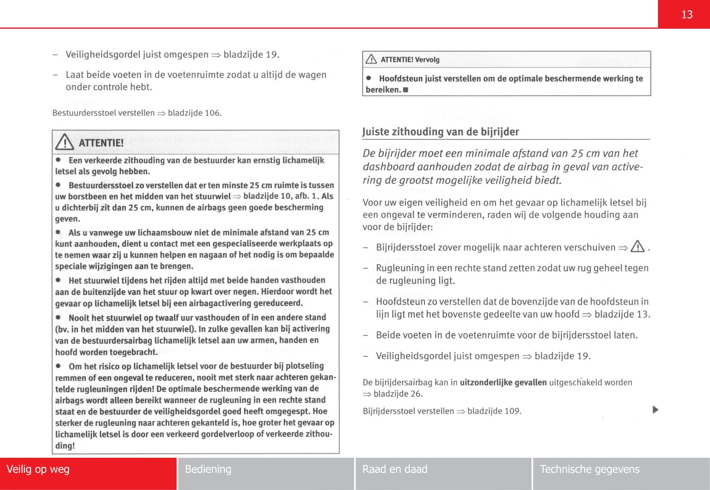 2007-2008 Seat Cordoba Owner's Manual | Dutch