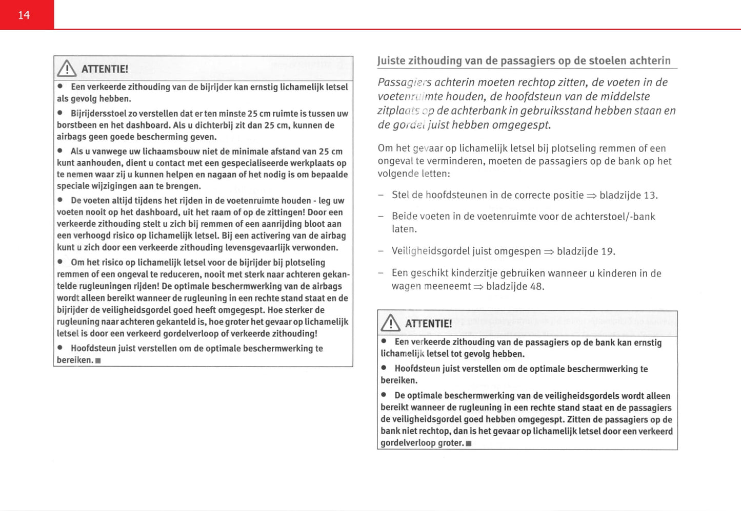 2007-2008 Seat Cordoba Owner's Manual | Dutch