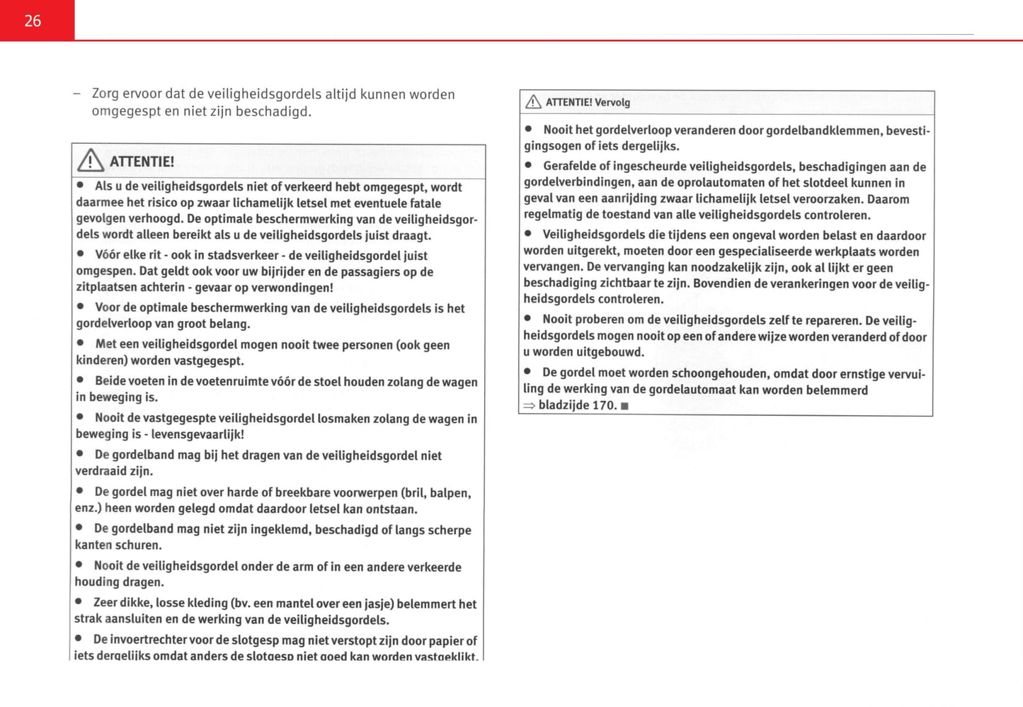 2007-2008 Seat Cordoba Owner's Manual | Dutch