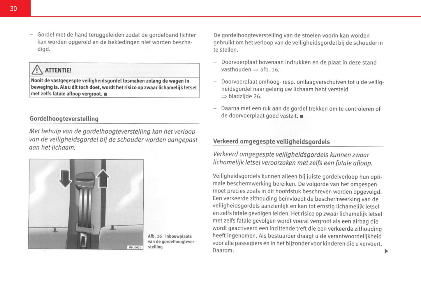 2007-2008 Seat Cordoba Owner's Manual | Dutch