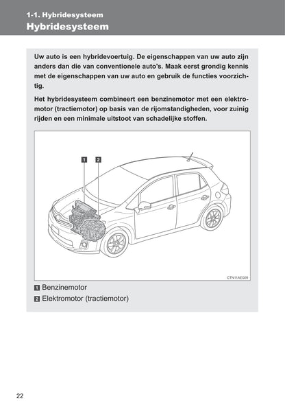 2010-2012 Toyota Auris Manuel du propriétaire | Néerlandais