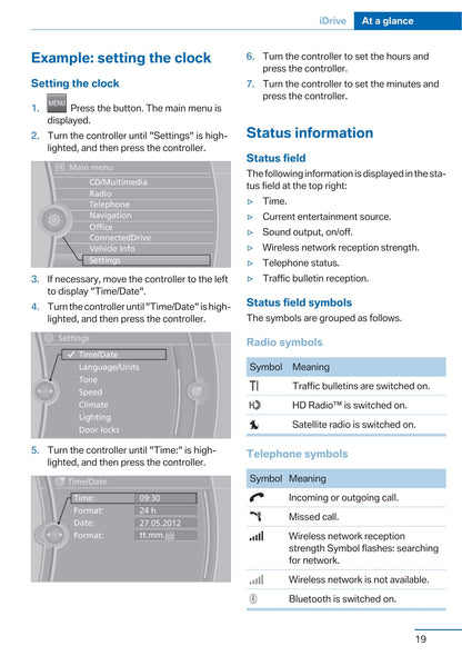 2011 BMW 5 Series Owner's Manual | English